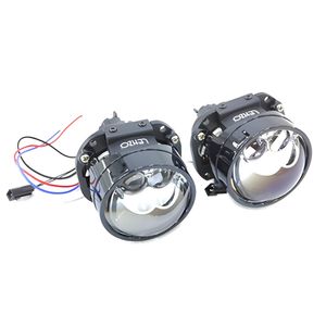 لنز خودرو لنزو کد 004 مدل جغدی 2.5 اینچ پایه دو کنتاکت بسته دو عددی